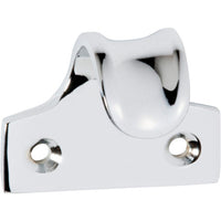 Sash Lift Dished Chrome Plated H38xW45xP30mm in Chrome Plated