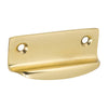Sash Lift Bar Polished Brass H26xW63xP19mm in Polished Brass