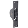 Sash Pulley Matt Black H125xW25mm in Matt Black