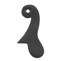 Sash Drop Matt Black H60xW30mm in Matt Black