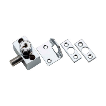 Sash / Sliding Window Lock Zinc Alloy Chrome Plated L43xW40xH41mm in Chrome Plated
