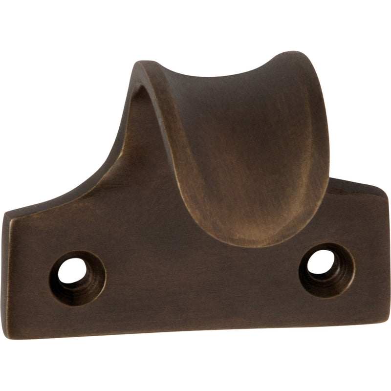 Sash Lift Dished Antique Brass H38xW45xP30mm in Antique Brass