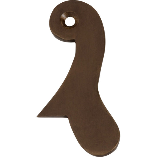 Sash Drop Antique Brass H60xW30mm in Antique Brass