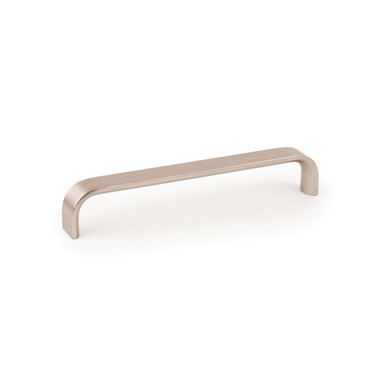 Momo SENSE Cabinet Pull Handle in dark bronze finish mounted on a cabinet door, showcasing sleek modern design.