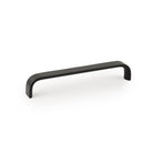 Momo SENSE cabinet pull handle in brushed metal finish, sleek modern design, mounted on a cabinet door.