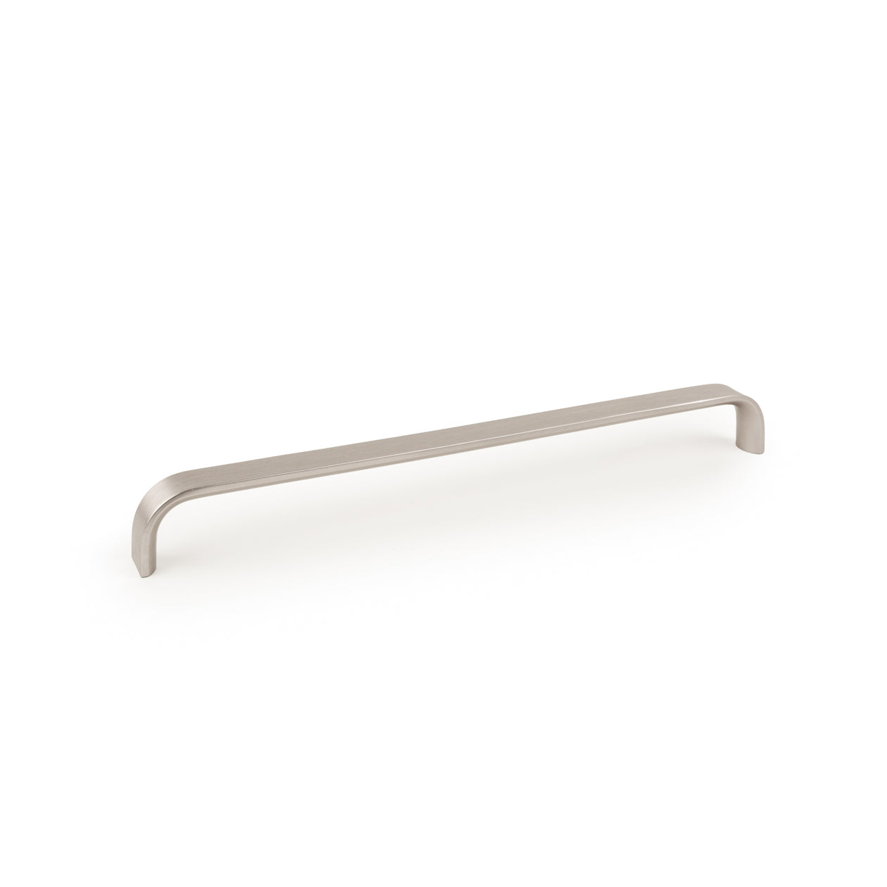 Momo SENSE cabinet pull handle in dark bronze finish with sleek, modern design mounted on a cabinet door.