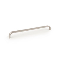 Momo SENSE cabinet pull handle in dark bronze finish with sleek, modern design mounted on a cabinet door.