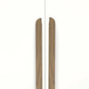 SYDNEY TIMBER PULL HANDLE 800MM WALNUT RAW in Walnut Raw