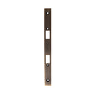 Momo mortice lock forend plate with privacy thumb turn for door security and locking mechanism.