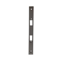 MOMO HANDLES MORTICE LOCK FOREND PLATE FOR USE WITH PRIVACY THUMB TURN GUNMETAL in Gun Metal