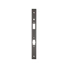 MOMO HANDLES ROLLER MORTICE LOCK FOREND PLATE FOR USE WITH EURO CYLINDER GUNMETAL in Gun Metal