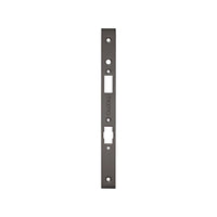 MOMO HANDLES ROLLER MORTICE LOCK FOREND PLATE FOR USE WITH EURO CYLINDER GUNMETAL in Gun Metal
