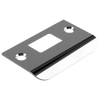 70mm D Shaped Strike in Polished Chrome