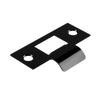 Standard Latch Strike - 20mm (46mm O/A) to suit Tubular Latch in Black Teflon
