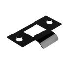 Standard Latch Strike - 20mm (46mm O/A) to suit Tubular Latch in Black Teflon