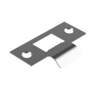 Standard Latch Strike - 20mm (46mm O/A) to suit Tubular Latch in Satin Chrome