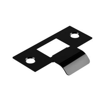 Extended Latch Strike - 25mm (51mm O/A) to suit Tubular Latch in Black Teflon