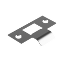 Extended Latch Strike - 25mm (51mm O/A) to suit Tubular Latch in Satin Chrome