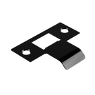 Extended Latch Strike - 30mm (56mm O/A) to suit Tubular Latch in Black Teflon