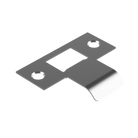 Extended Latch Strike - 30mm (56mm O/A) to suit Tubular Latch in Polished Nickel