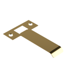 Extended Latch Strike - 90mm (116mm O/A) to suit Tubular Latch in Satin Brass Unlaquered