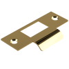 Old Version 85mm Lockwood Strike Plate in Polished Brass Unlacquered
