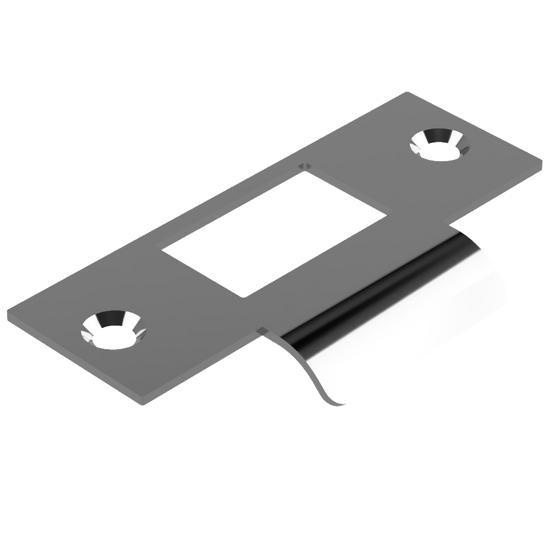 Old Version 85mm Lockwood Strike Plate in Polished Chrome