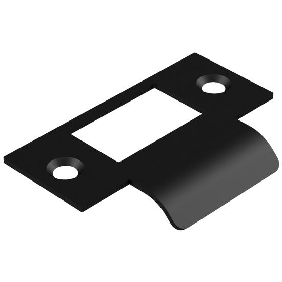 Standard T Shaped Strike - 20mm (46mm O/A) to suit AUS Mortice Locks in Black Teflon