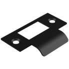 Standard T Shaped Strike - 20mm (46mm O/A) to suit AUS Mortice Locks in Black Teflon