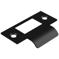 Standard T Shaped Strike - 20mm (46mm O/A) to suit AUS Mortice Locks in Black Teflon