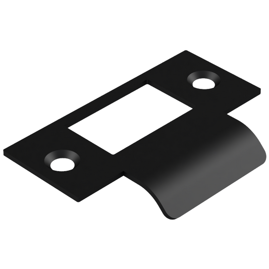 Standard T Shaped Strike - 20mm (46mm O/A) to suit AUS Mortice Locks in Black Teflon