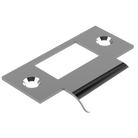 Standard T Shaped Strike - 20mm (46mm O/A) to suit AUS Mortice Locks in Polished Chrome