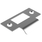 Standard T Shaped Strike - 20mm (46mm O/A) to suit AUS Mortice Locks in Satin Chrome