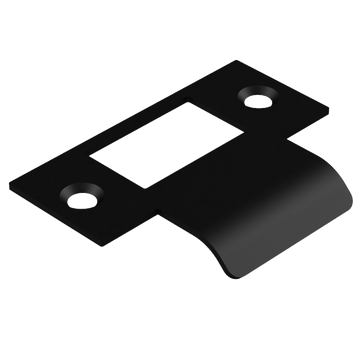 Extended T Shaped Strike - 25mm (51mm O/A) to suit AUS Mortice Locks in Black Teflon