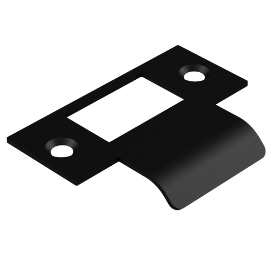 Extended T Shaped Strike - 25mm (51mm O/A) to suit AUS Mortice Locks in Black Teflon