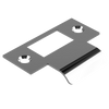 Extended T Shaped Strike - 25mm (51mm O/A) to suit AUS Mortice Locks in Polished Chrome