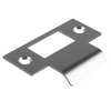 Extended T Shaped Strike - 25mm (51mm O/A) to suit AUS Mortice Locks in Satin Chrome