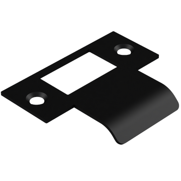 Extended T Shaped Strike - 30mm (56mm O/A) to suit AUS Mortice Locks in Black Teflon