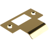 Extended T Shaped Strike - 30mm (56mm O/A) to suit AUS Mortice Locks in Polished Brass Unlacquered