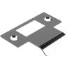 Extended T Shaped Strike - 30mm (56mm O/A) to suit AUS Mortice Locks in Polished Chrome