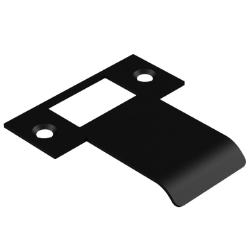 Extended T Shaped Strike - 50mm (76mm O/A) to suit AUS Mortice Locks in Black Teflon