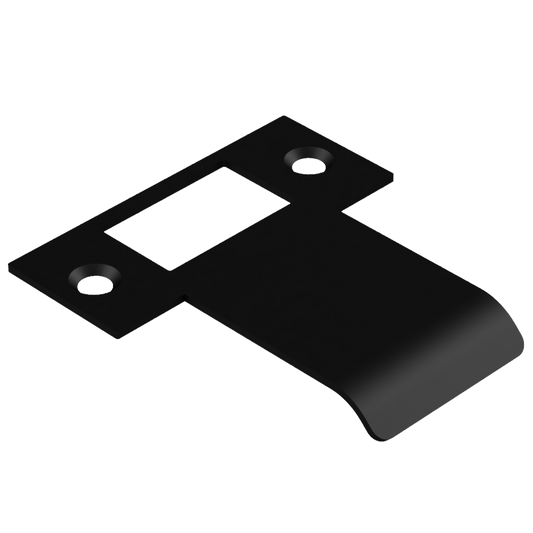 Extended T Shaped Strike - 50mm (76mm O/A) to suit AUS Mortice Locks in Black Teflon