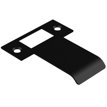 Extended T Shaped Strike - 60mm (86mm O/A) to suit AUS Mortice Locks in Black Teflon