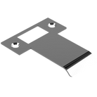 Extended T Shaped Strike - 60mm (86mm O/A) to suit AUS Mortice Locks in Polished Chrome