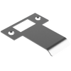Extended T Shaped Strike - 60mm (86mm O/A) to suit AUS Mortice Locks in Satin Chrome