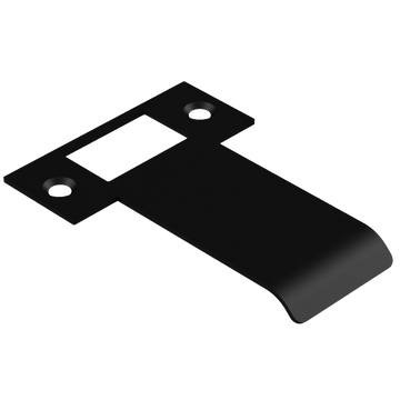 Extended T Shaped Strike - 70mm (96mm O/A) to suit AUS Mortice Locks in Black Teflon