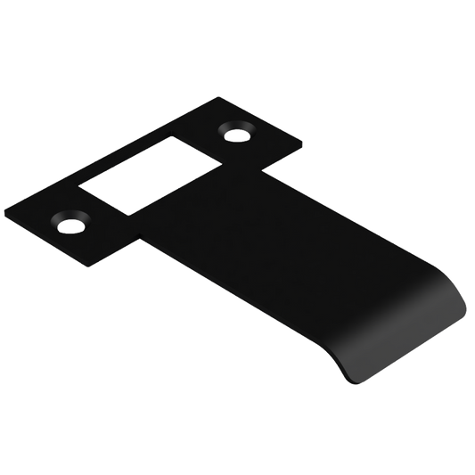 Extended T Shaped Strike - 70mm (96mm O/A) to suit AUS Mortice Locks in Black Teflon