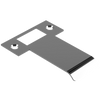 Extended T Shaped Strike - 70mm (96mm O/A) to suit AUS Mortice Locks in Polished Chrome