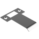Extended AUS mortice lock strike plate by Style Finish Doorware, 70mm metal strike plate for secure door locking.