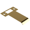 Extended T Shaped Strike - 80mm (106mm O/A) to suit AUS Mortice Locks in Satin Brass Unlaquered